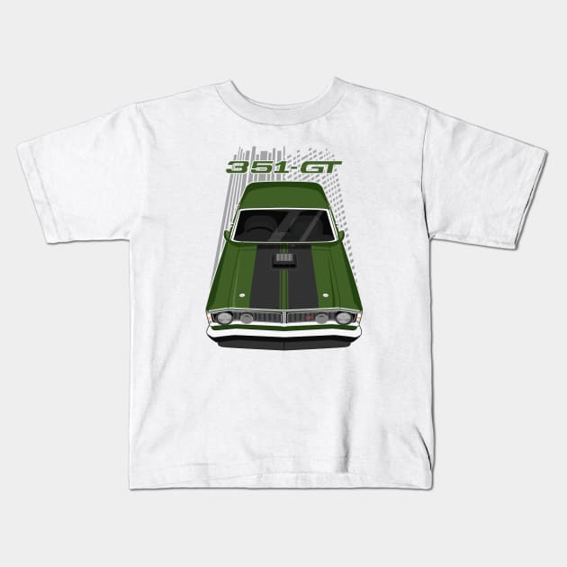 Ford Falcon XY GTHO Phase 3 - Green Kids T-Shirt by V8social